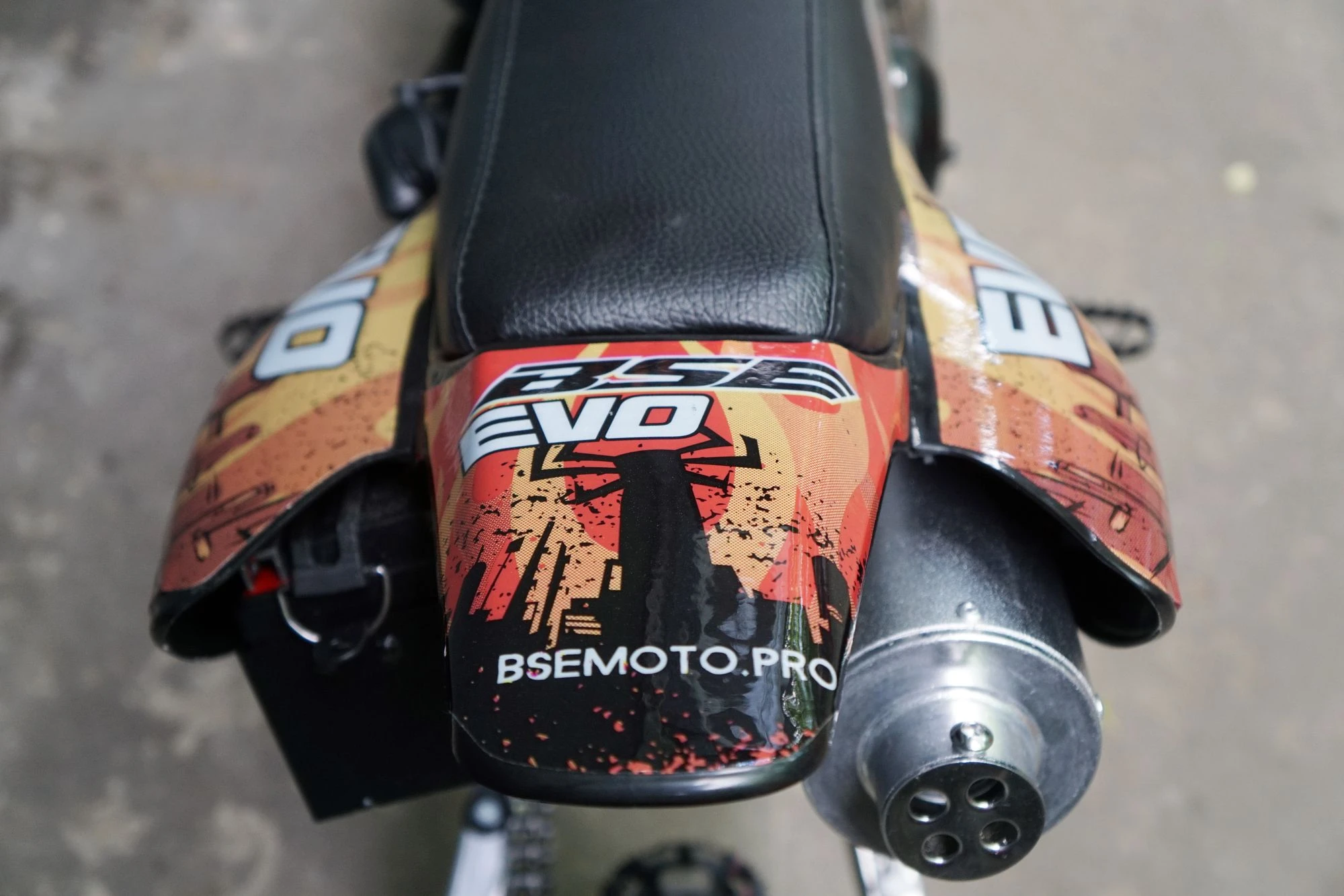 Питбайк BSE EVO 110e Samurai SA 14/12 (Полуавтоматическая КПП) — изображение 12