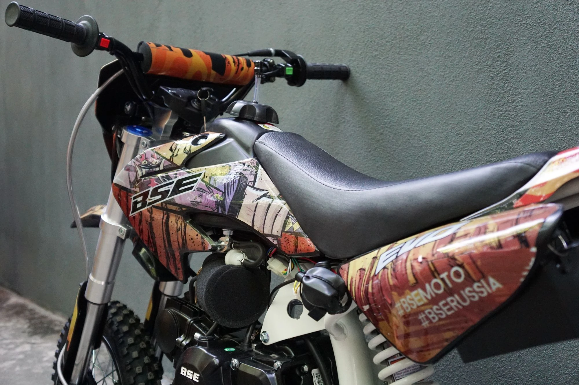 Питбайк BSE EVO 110e Samurai SA 14/12 (Полуавтоматическая КПП) — изображение 8
